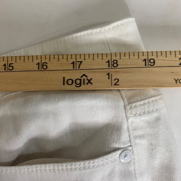 J. Jill Denim Authentic Fit Cropped Pants Womens Size 14T White Casual‎ - Picture 6 of 9